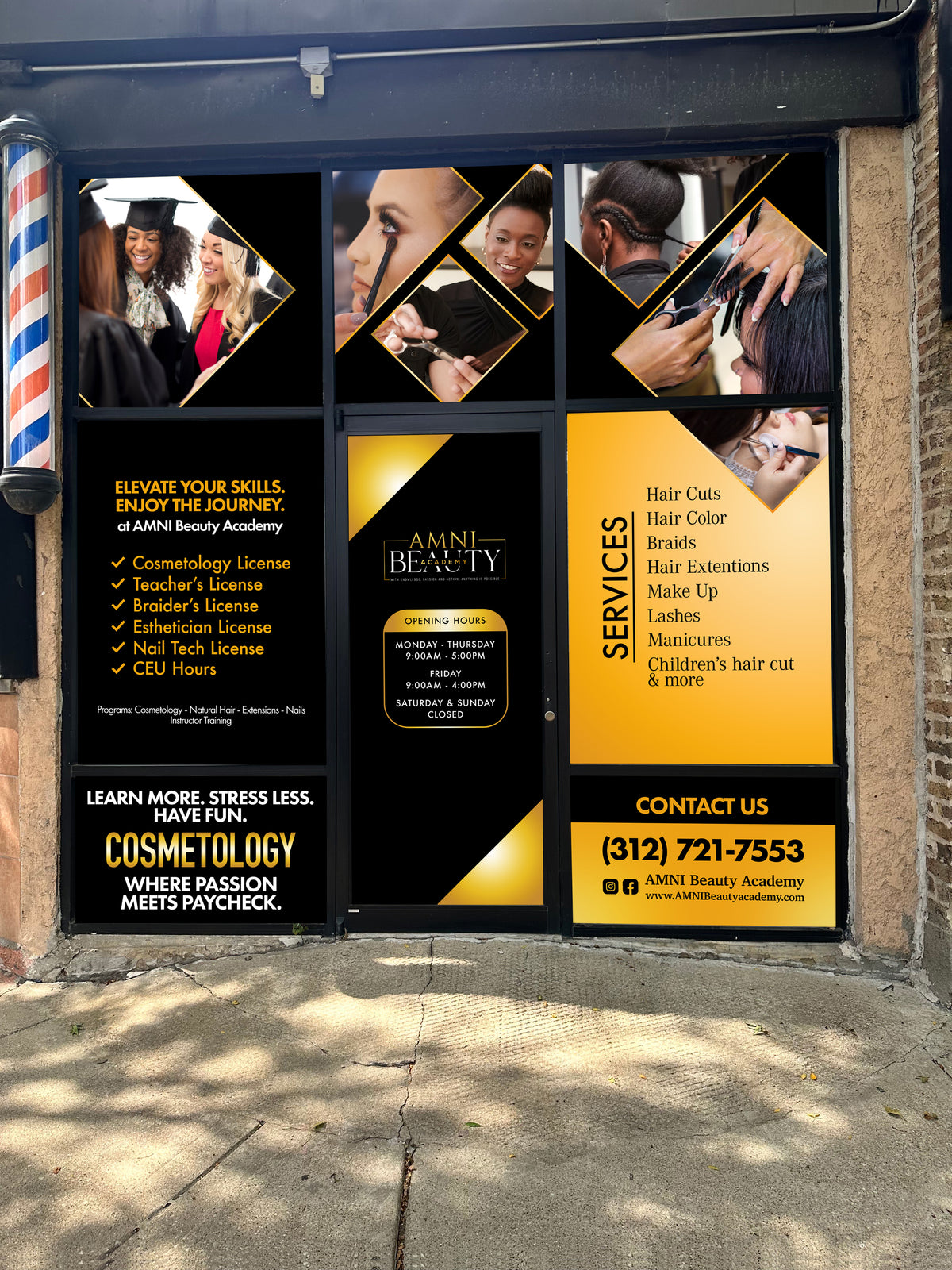 Custom Perforated Window Decals