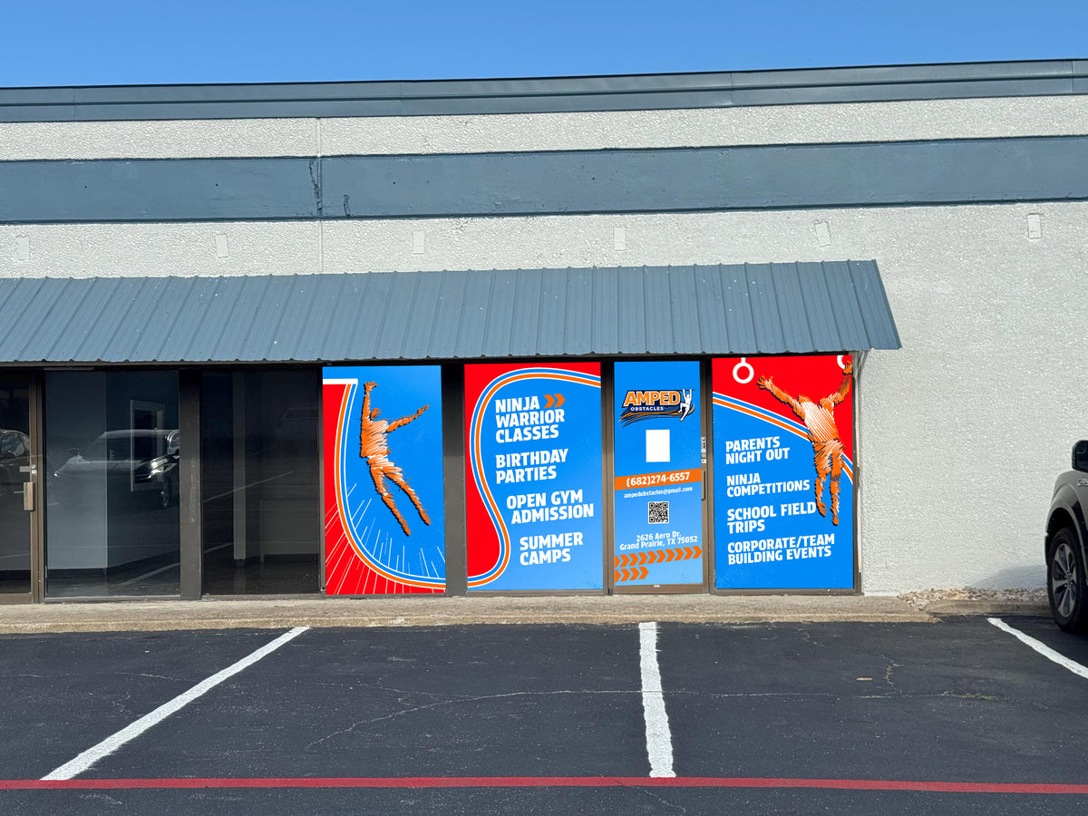 Custom Perforated Window Decals
