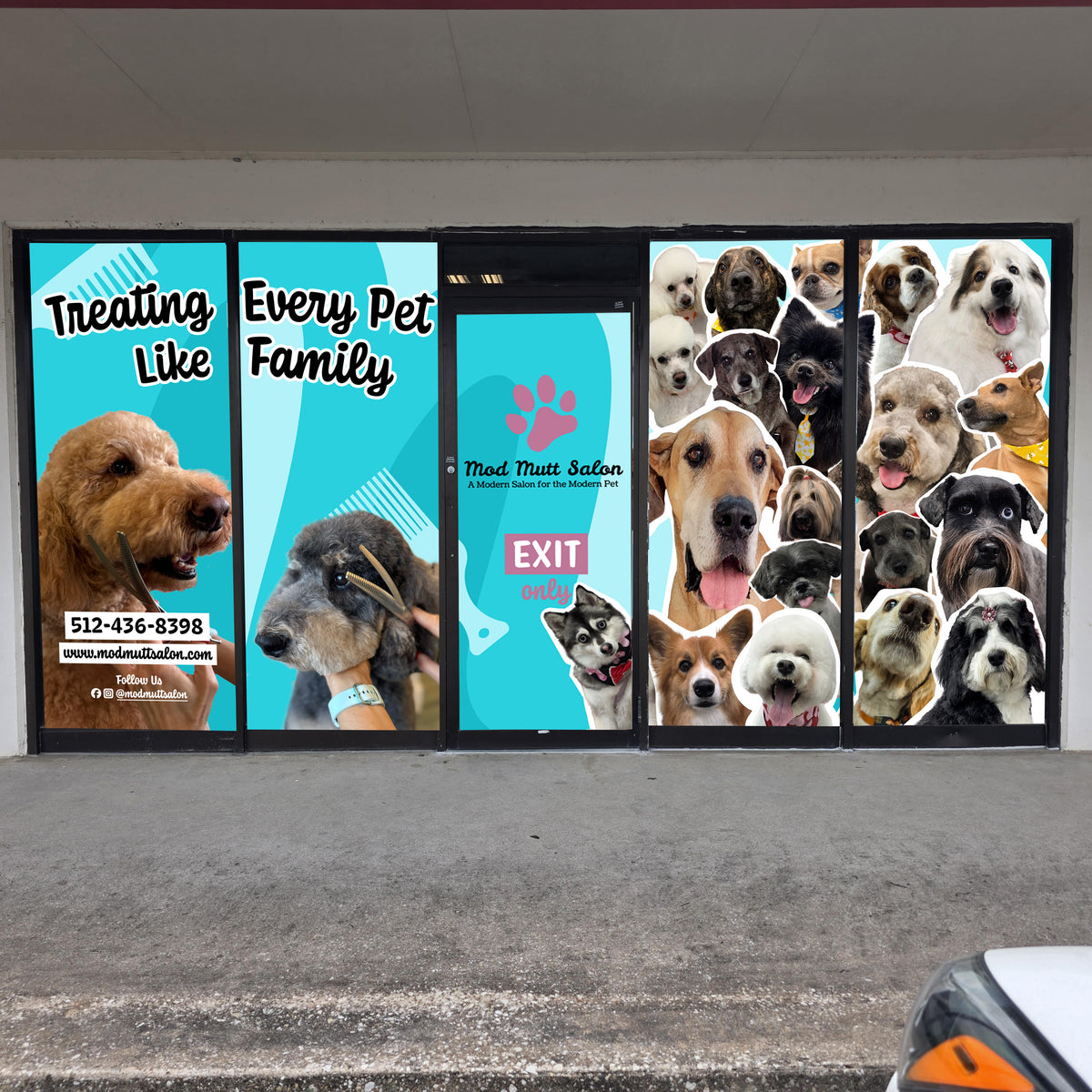 Custom Perforated Window Decals