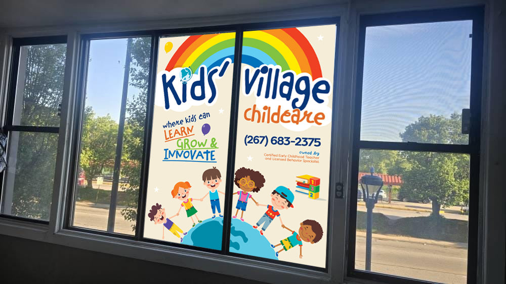 Custom Perforated Window Decals
