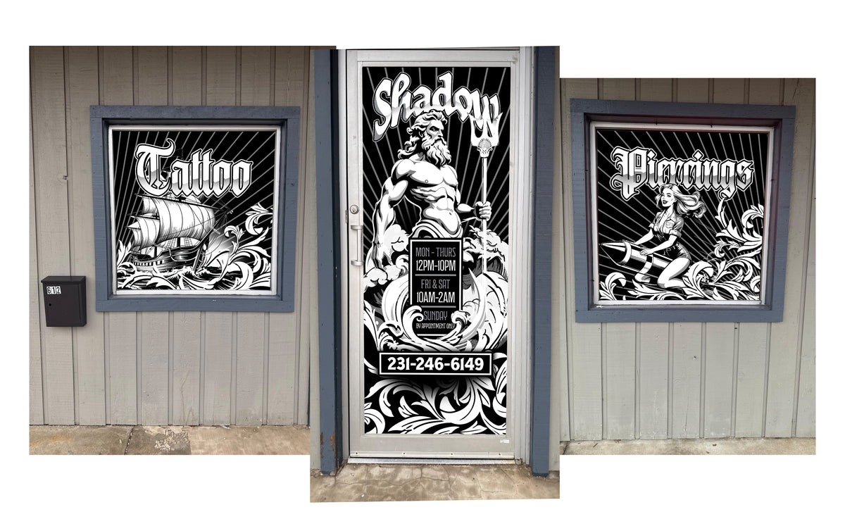 Custom Perforated Window Decals