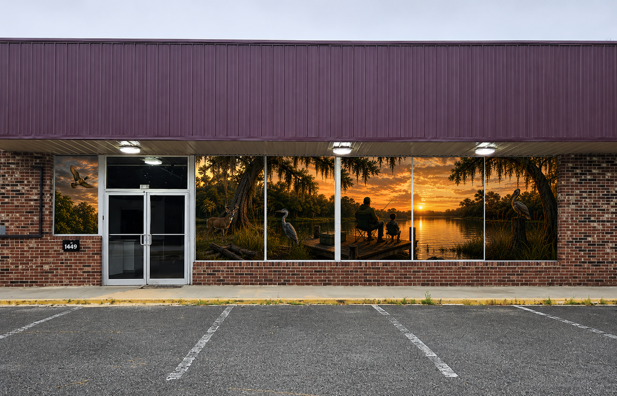 Custom Perforated Window Decals