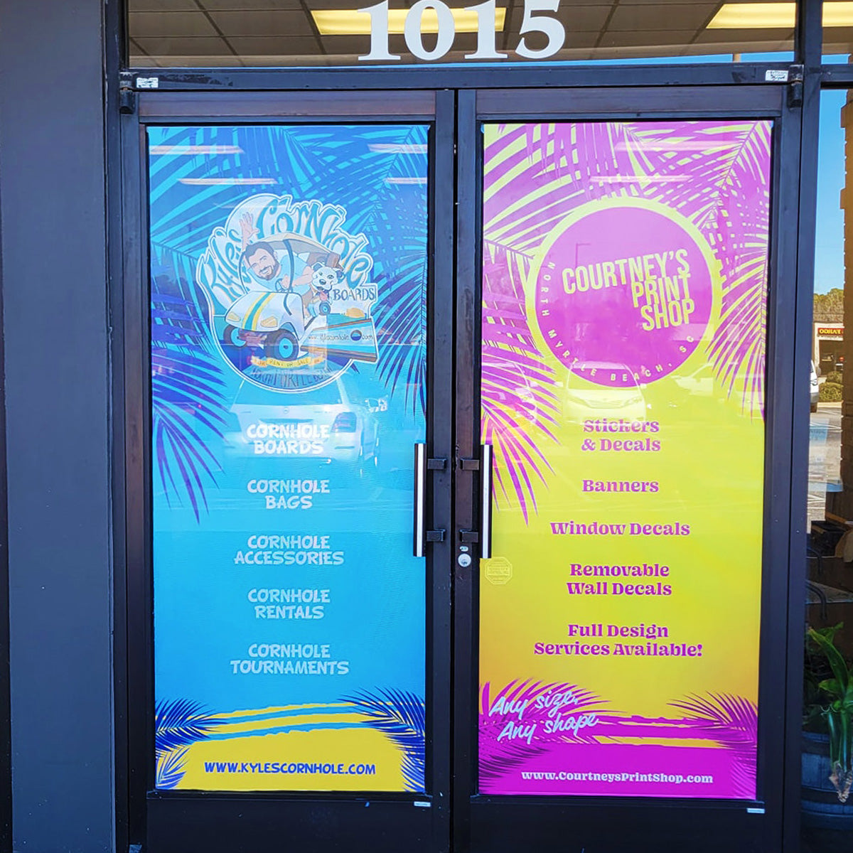 Custom Perforated Window Decals