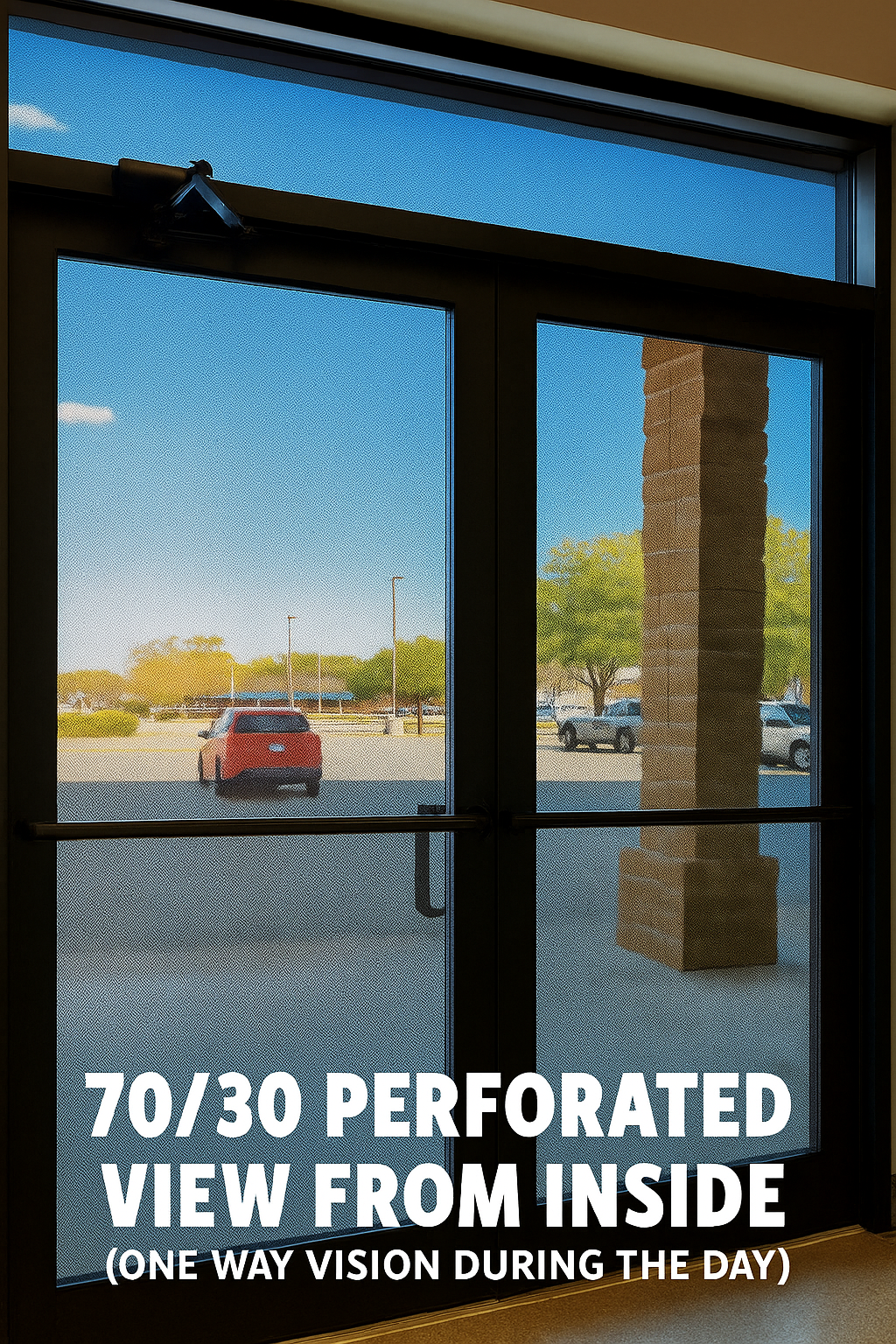 Custom Perforated Window Decals
