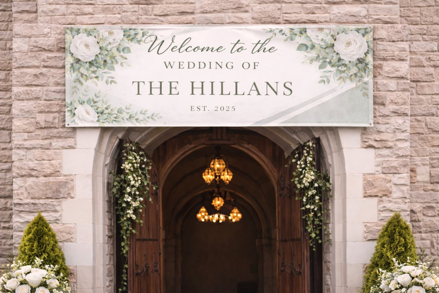 Wedding Banners and Backdrops