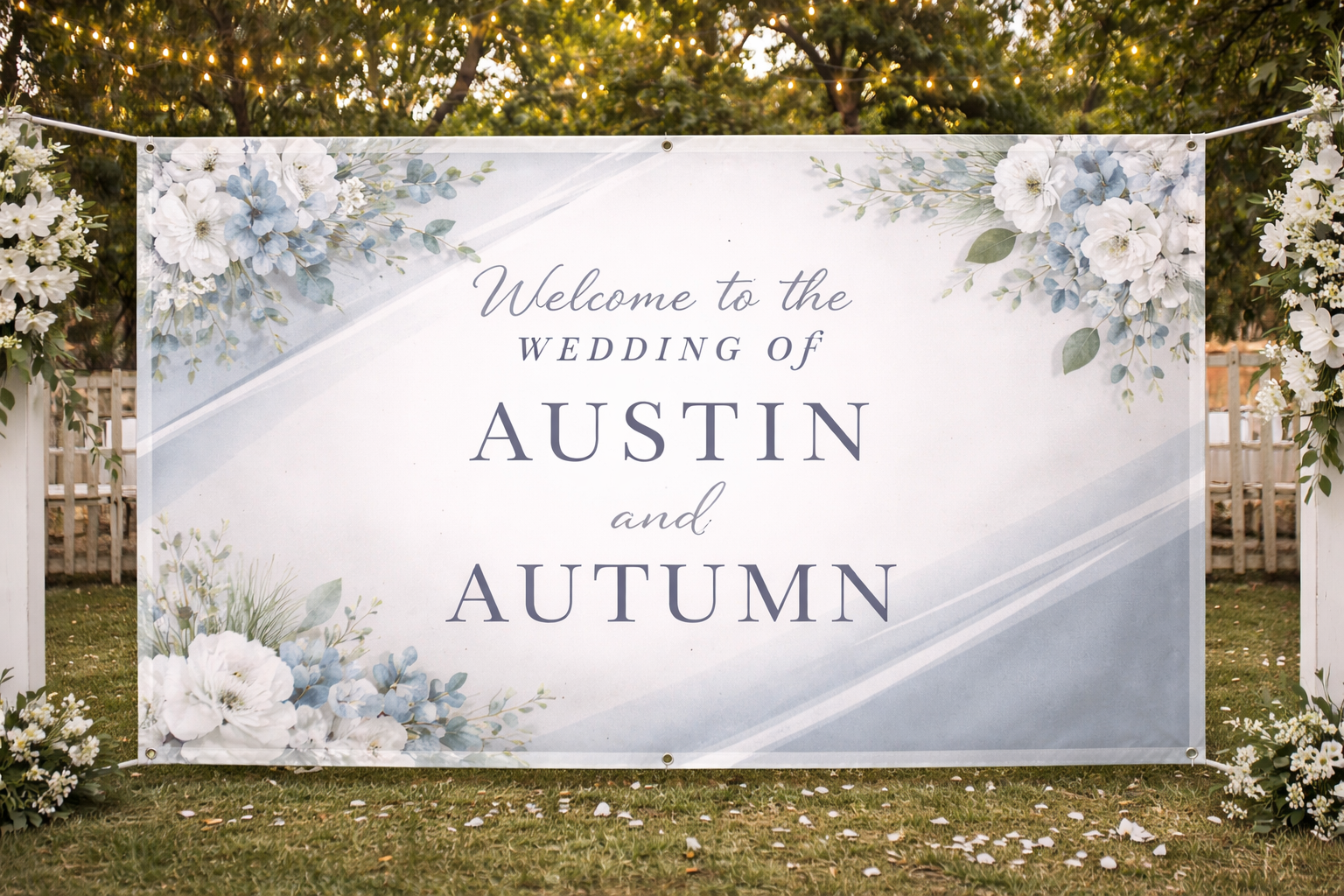 Wedding Banners and Backdrops