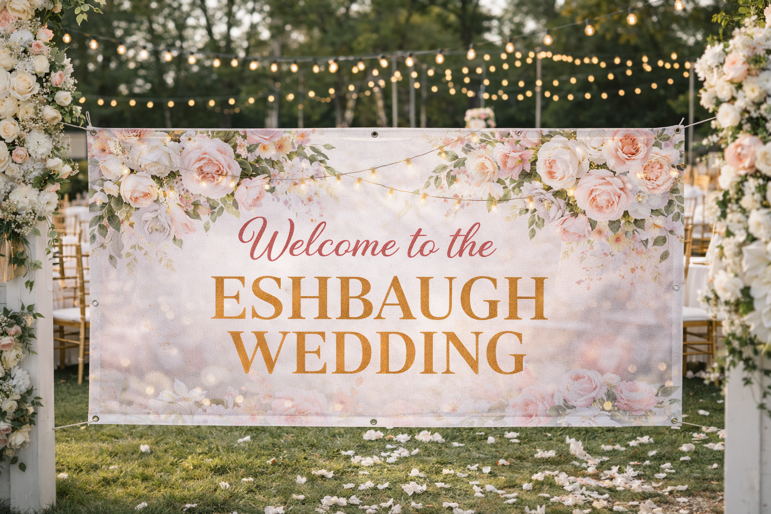 Wedding Banners and Backdrops