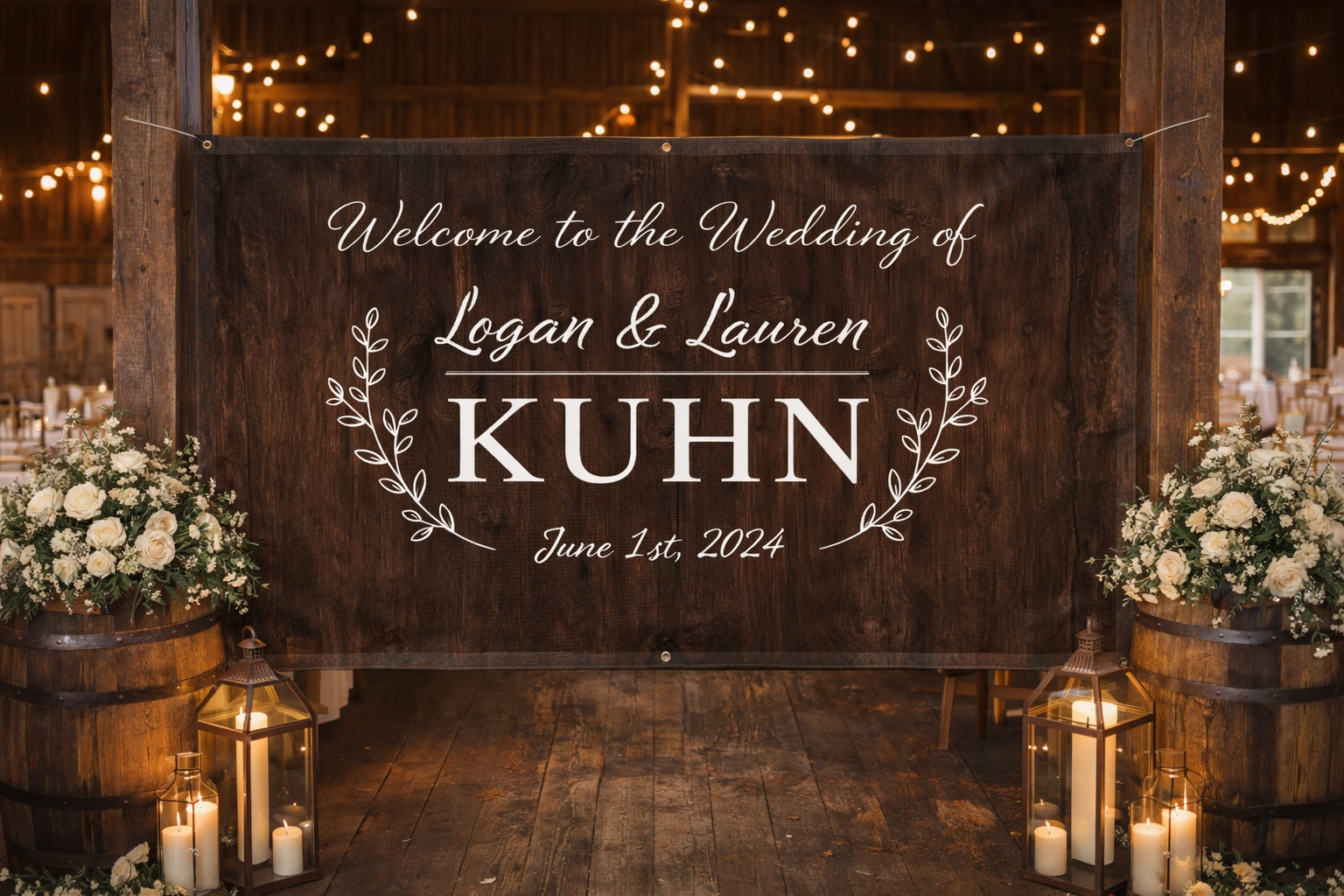 Wedding Banners and Backdrops
