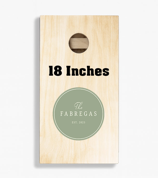 Wedding Decals for Cornhole Boards