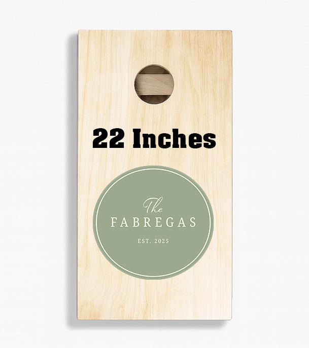 Wedding Decals for Cornhole Boards